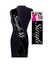 Single Af Sash Black Party Sash Party Supplies